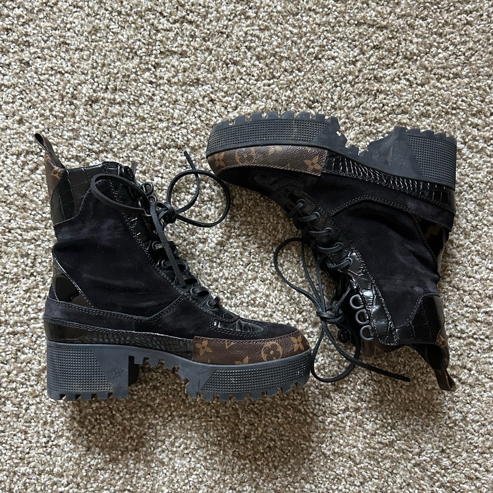 Louis Vuitton Desert Combat Boots 37.5